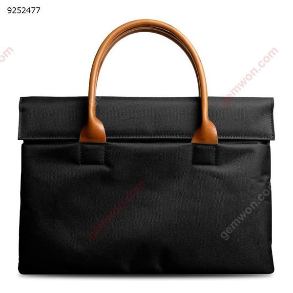 Women's 14/15 inch Laptop Large Casual Handbags Nylon Top-Handle Bag for Beach Travel Shopping School Work Holiday Shoulder Tote Bags,Size:40*27.5 *1 cm,Black Case N/A
