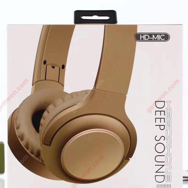Headset subwoofer headset mobile computer universal with wheat 3.5mm，gold Headset WH-800AP