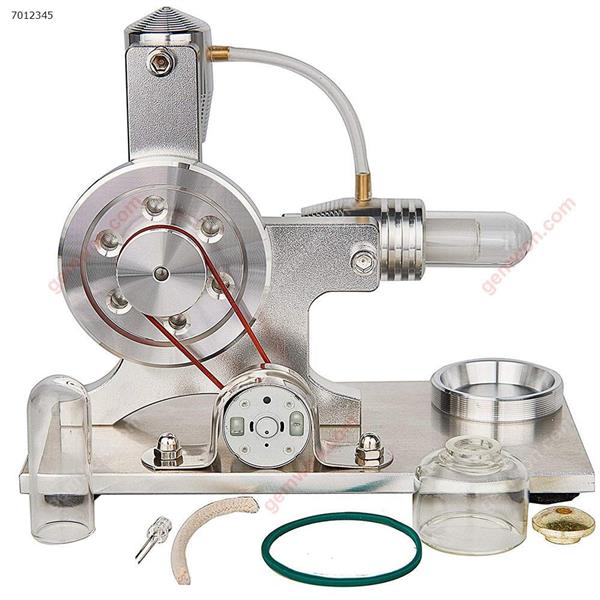 Hot Air Stirling Engine Motor Model Educational Toy Electricity Generator Colorful LED SC (SC005) Puzzle Toys N/A