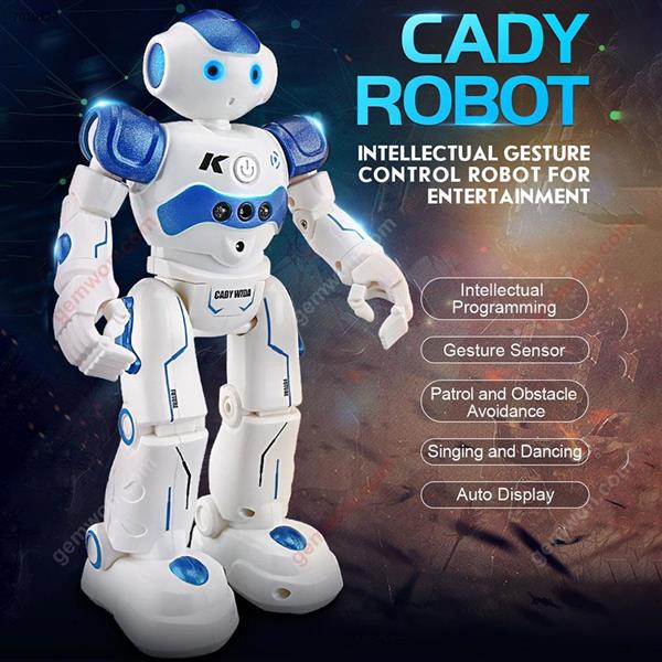 JJRC R2 Cady USB Charging Dancing Gesture Control Robot Toy - Blue RC ROBOT R2