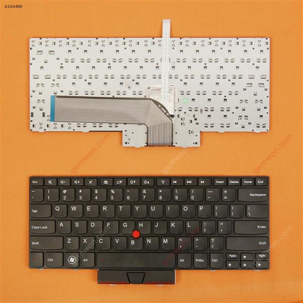 ThinkPad Edge 14 E40 E50 BLACK FRAME BLACK(With Point stick)OEM US N/A Laptop Keyboard (OEM-A)