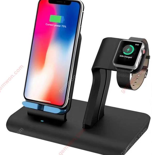 2-in-1 wireless charging desktop stand watch stand wireless charger support mobile phone universal Charger & Data Cable WD-XN