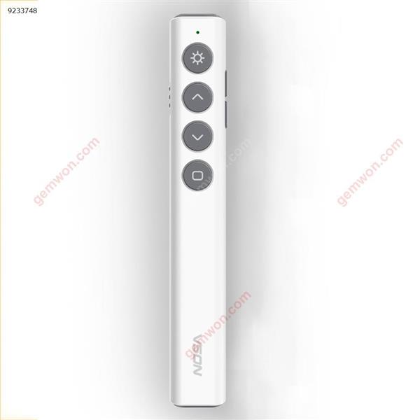 Laser page pen meeting PPT projection pen teaching electronic pointer pen wireless pager (white) Smart Gift WD-XN
