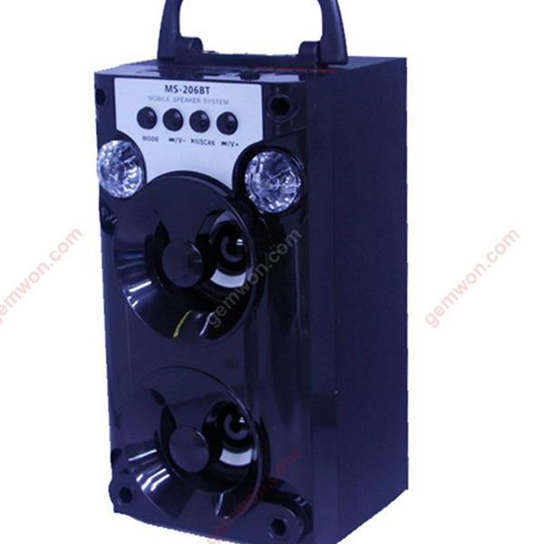 MS-206BT card wireless bluetooth speaker radio outdoor speaker(black) Bluetooth Speakers MS-206BT-CH