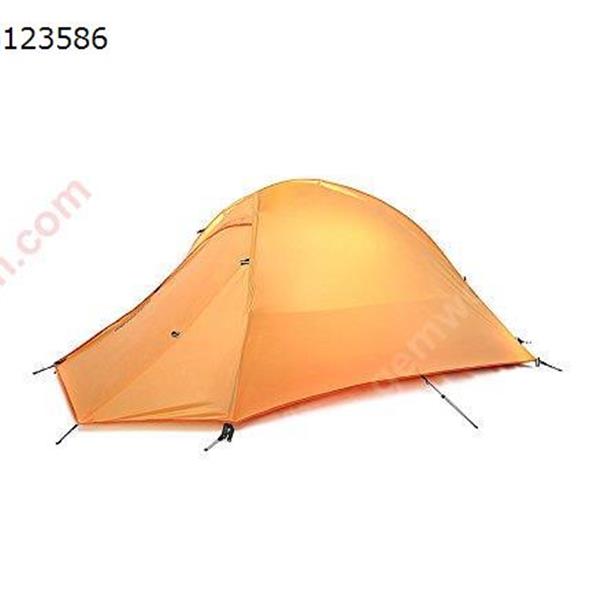 Professional Double Double 20D Silicon Four Seasons Ultra Light Camping Outdoor Tent (Orange) Camping & Hiking WD-XN