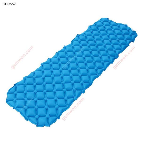 Tpu ultra light inflatable cushion Outdoor tent sleeping pad inflatable bed Camping egg nest egg trough moisture pad (blue) Camping & Hiking LT-008