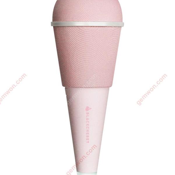 INS cute cone black cherry ice cream microphone anchor live mobile phone microphone，pink microphone BLACKCHERRY M1