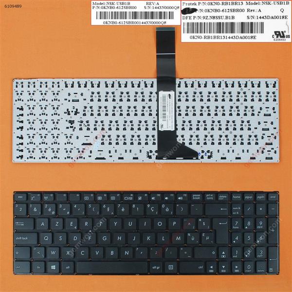 ASUS X550 BLACK(Without FRAME) WIN8 BE N/A Laptop Keyboard (OEM-B)