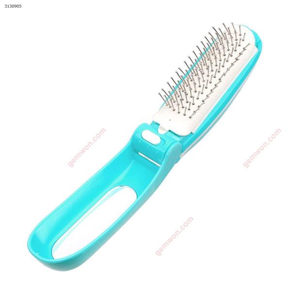 Electric folding massage comb Portable with built-in mirror straight hair comb massage hairdressing tools home Personal Care  WD-XN