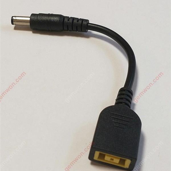 Lenovo square mouth Female Jack To  5.5 x 2.1mm   Male Adapter Laptop Adapter Lenovo To  5.5 x 2.1mm