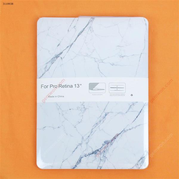 Protective Cover For Apple MacBook Retina 13.3 Inch White Case 13.3 INCH MARBLE COMPUTER CASE