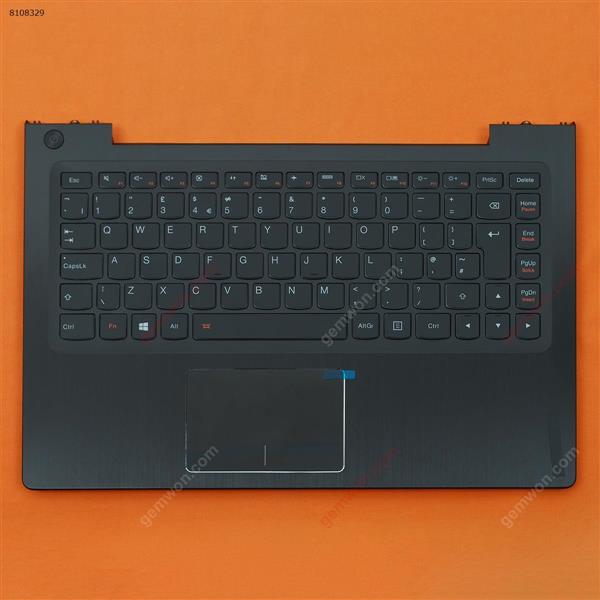 LENOVO U330 U330P palmres with UK Backlit keyboard case Upper cover BLACK Cover N/A