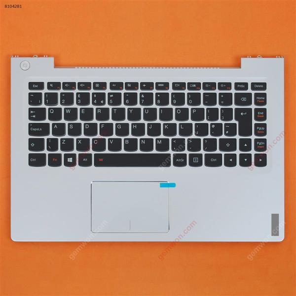 LENOVO U330 U330P palmres with UK keyboard case Upper cover SILVER Cover N/A