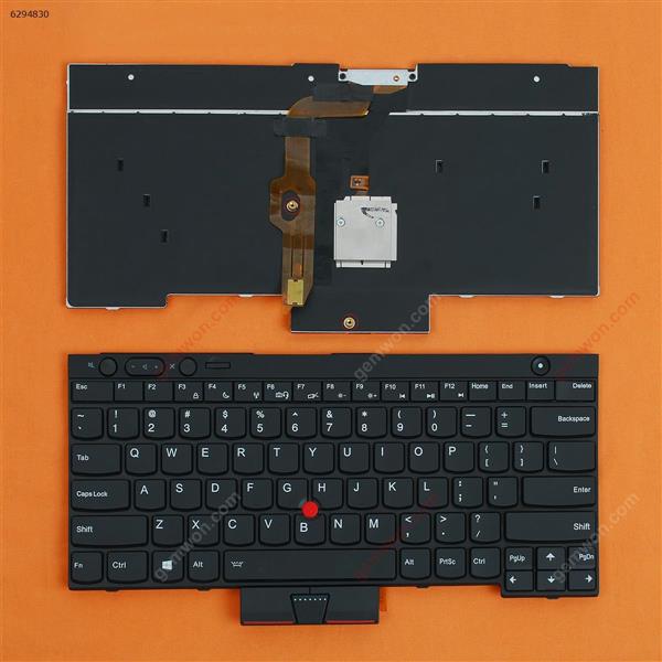 ThinkPad T430 T530 X230 BLACK(Backlit) WIN8 OEM US N/A Laptop Keyboard (OEM-A)