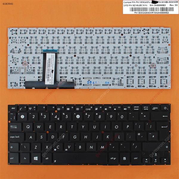 ASUS UX31 BLACK Win8 UK N/A Laptop Keyboard (OEM-B)