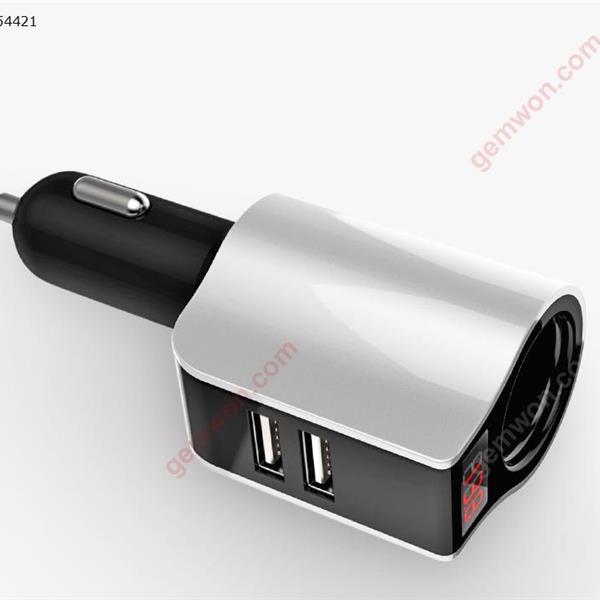Dual usb car charger adapter with voltage display electronic cigarette lighter Car Appliances 220