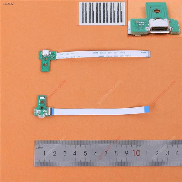 USB Charging Port Socket Board Charger Board JDS-030 With 12 Pin Flex Ribbon Cable For PS4 Controller Board Board JDS-030  F001-V1