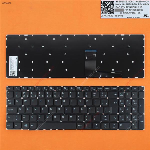 LENOVO Ideapad 110-15ACL 110-15AST 110-15IBR BLACK win8 (Without FRAME) BR N/A Laptop Keyboard (OEM-B)