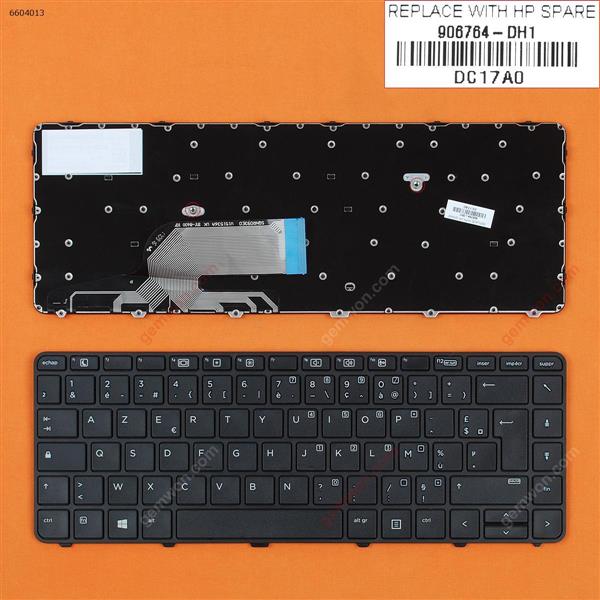 HP 430 G3 430 G4 440 G3 440 G4 445 G3 BLACK Frame BLACK(Win8) FR N/A Laptop Keyboard (OEM-B)