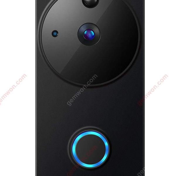 Wifi smart video doorbell wireless two-way audio and night vision 720P HD camera Intelligent monitoring N/A