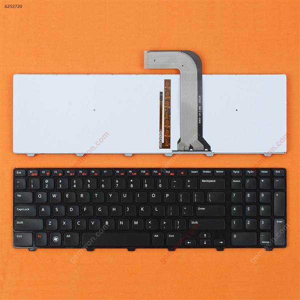 DELL NEW Inspiron 17R N7110 BLACK FRAME BLACK(Backlit) US N/A Laptop Keyboard ( )