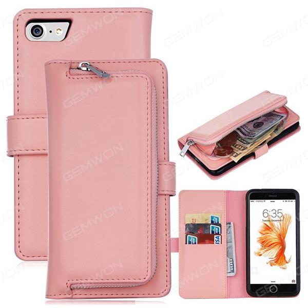 iphone6 plus plain wallet holster ，
Multifunctional combined fission case，pink Case IPHONE6 PLUS PLAIN WALLET HOLSTER