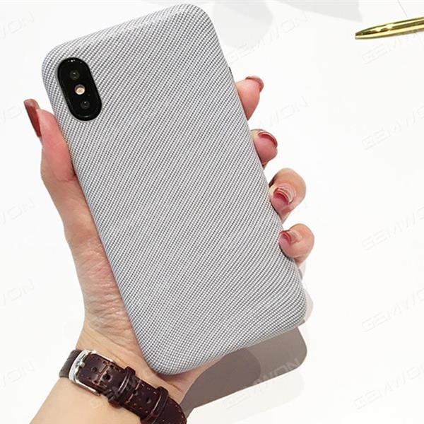 iPhone6 plus Fabric twill 
Hand case，Back cover type
Mobile phone soft shell，gray Case IPHONE6 PLUS FABRIC TWILL HAND CASE