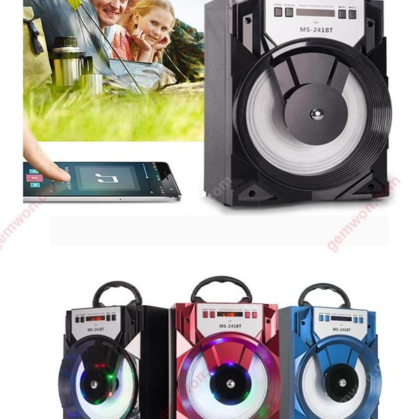 MS-241 Bluetooth Speakers, Outdoor mobile audio card playback, Black Bluetooth Speakers MS-241 BLUETOOTH SPEAKERS