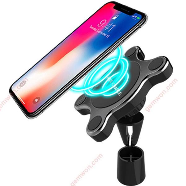 Automobile Magnetic Wireless Charge With 360°Rotating Phone Holder Car Appliances WXC