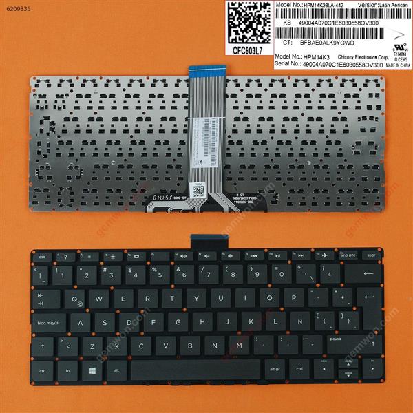 HP Pavilion 11-K BLACK(Without FRAME ,WIN8) LA N/A Laptop Keyboard (OEM-B)