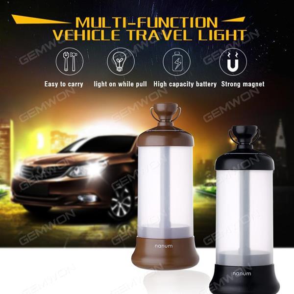 LED Camping Lantern Rechargeable Night Light Bedside Vehicle Travel Lamp with Strong Magnet Portable Decorative Mood RGB Color for Household, Car Emergency and Outdoor Survival by RunningSnail (Black) Camping & Hiking LX-001