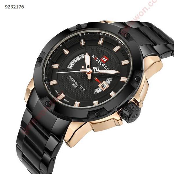 NAVIFORCE Brand Men Sports Watches Man Leather Digital Watches Male Quartz Wristwatches Smart Wear 9085