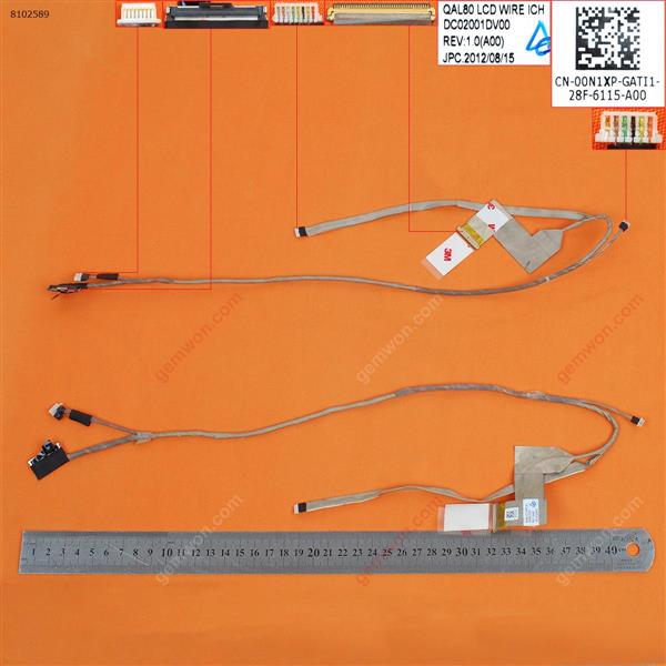 DELL Latitude E6430 QAL80,ORG LCD/LED Cable DC02001DV00 0N1XP