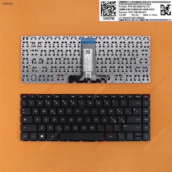 HP Pavilion 14-BS 14-BS000 14-BS100 14-BS500 BLACK (Without FRAME,Small Enter,WIN8) IT N/A Laptop Keyboard (OEM-B)