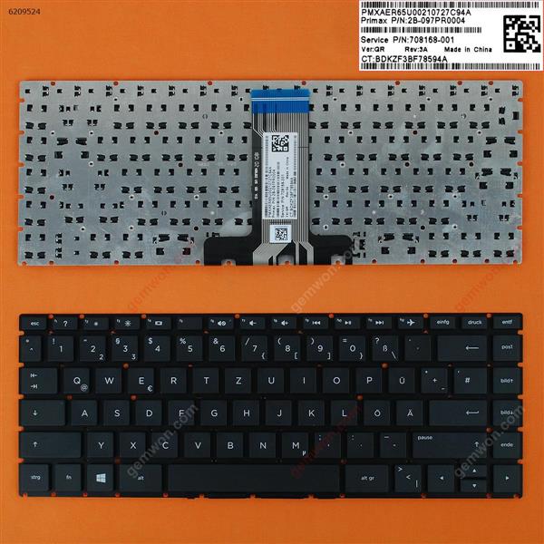 HP Pavilion 14-BS 14-BS000 14-BS100 14-BS500 BLACK (Without FRAME,Small Enter,WIN8) GR 2B-097PR0004  708168-001 9Z.NE0SQ.50Q Laptop Keyboard (OEM-A)
