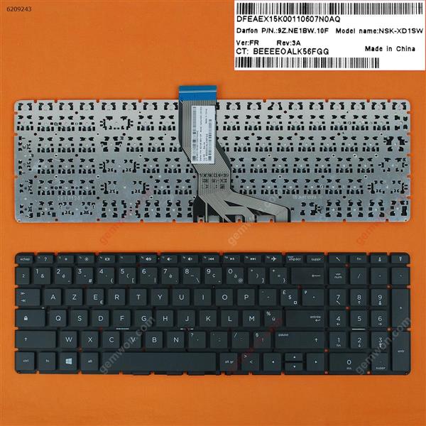 HP Pavilion 15-BS BLACK(Without FRAME，Small Enter,WIN8) FR 9Z.NE1BW.101  9Z.NE1BW.10F  NSK-XD1SW Laptop Keyboard (OEM-A)