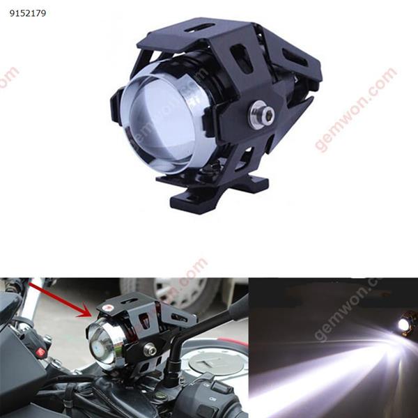 125W 12V 3000LM U5 LED Transform Spotlight Motorcycle Headlight Alloy Material High Brightness Easy to Install Auto Replacement Parts U5