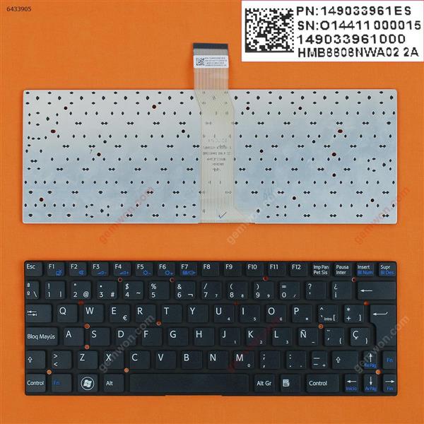 SONY SVT11 BLACK(without FRAME) SP N/A Laptop Keyboard (OEM-B)