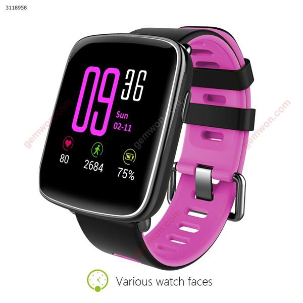 GV68 smart watch，Bluetooth call，Color and heart rate sleep IP68 Waterproof swimming sport，pink Smart Wear GV68 smart watch