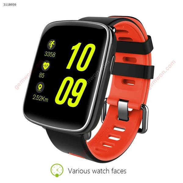 GV68 smart watch，Bluetooth call，Color and heart rate sleep IP68 Waterproof swimming sport，red Smart Wear GV68 smart watch