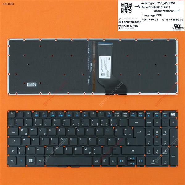 Acer Aspire E5-722 E5-772 V3-574G E5-573T E5-573 E5-573G E5-573T E5-532G BLACK (Win 8,Backlit) GR A01  RE6SQ   6K+NC30M.60U   91 Laptop Keyboard (OEM-A)