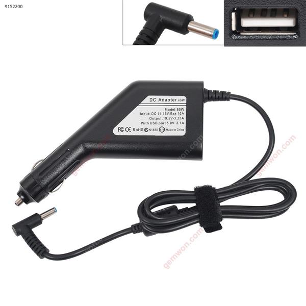 HP Envy 14 notebook car power supply 19.5V3.33-4.62A 65W-90W HP car charger Car Appliances LXY 4.5X3.0