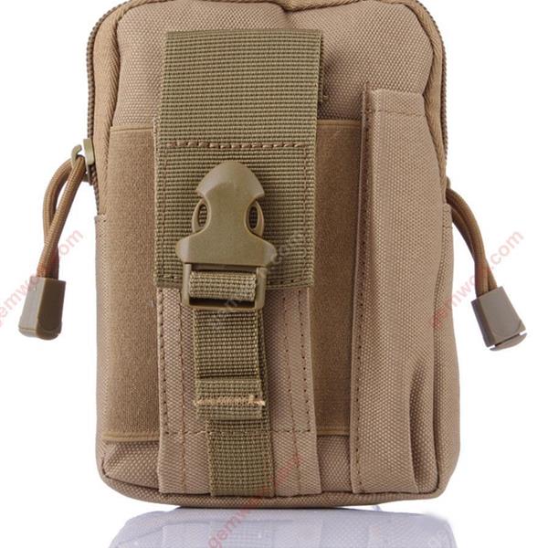Tactical bag, hunting bag, belt bag, military fanny pack, outdoor bag, mobile phone box pocket (Khaki) Outdoor backpack WD-XN