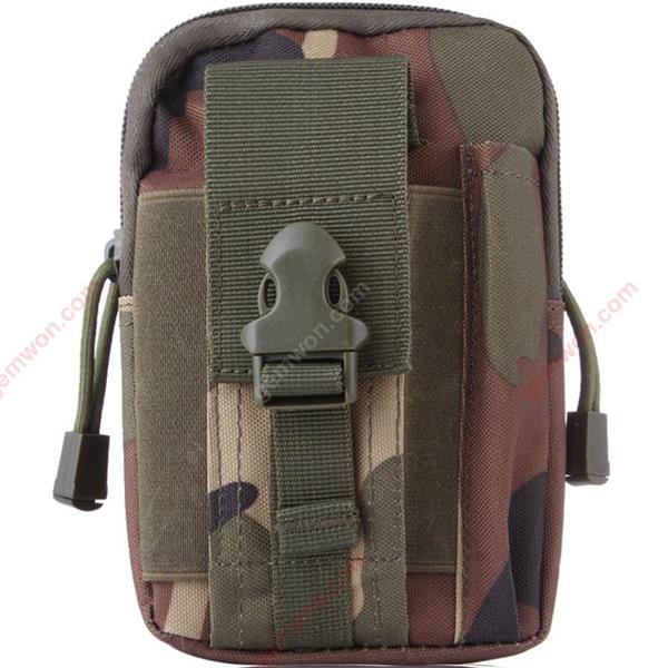 Tactical bag, hunting bag, belt bag, military Fanny Bag, outdoor bag, mobile phone box pocket (CP camouflage) Outdoor backpack WD-XN
