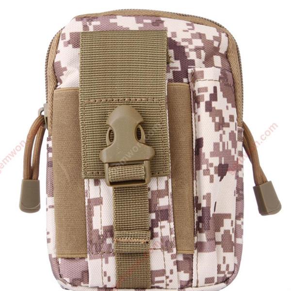 Tactical bag, hunting bag, belt bag, military fanny pack, outdoor bag, mobile phone box pocket (desert digital) Outdoor backpack WD-XN