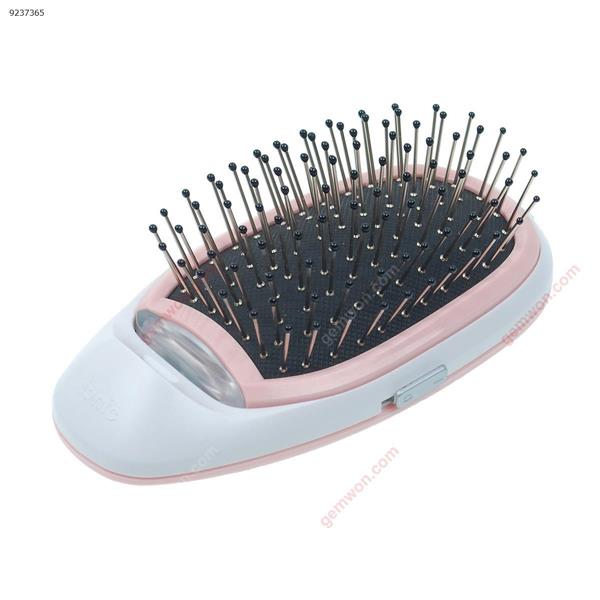 Portable electronic negative ion massage comb, hair style makeup comb (pink) Smart Gift G81301