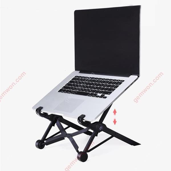 Notebook Stand Folding Portable Lifting Laptop Stand Protecting Cervical Spine (Black) Other N/A