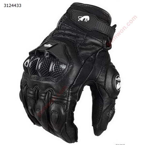 Carbon Fiber Motorcycle Motorbike Cycling Racing Full Finger Gloves（M） Outdoor Clothing M