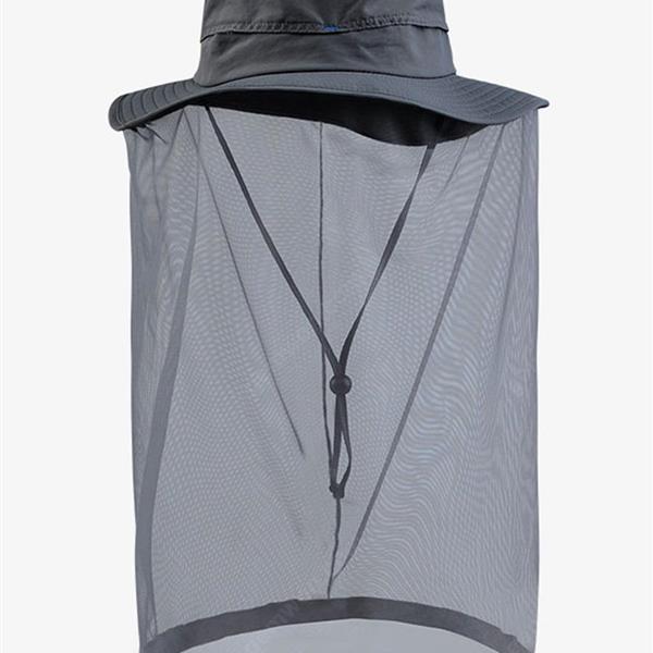 Summer Visor Hat Quick-drying mesh gauze anti-mosquito sun hat (dark grey) Outdoor Clothing WD-T113