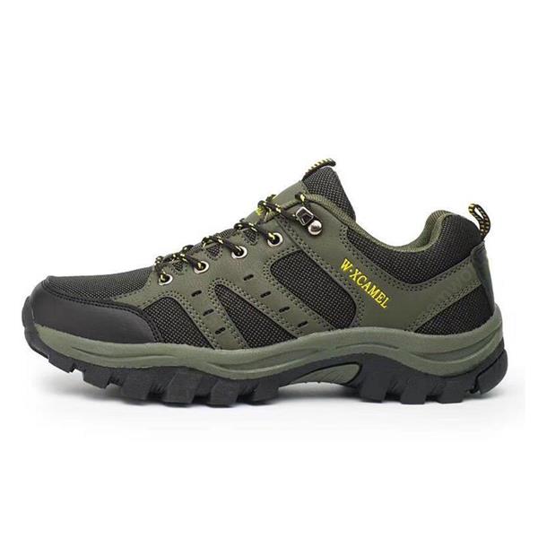 Non-slip wearable outdoor sports hiking shoes walking boots (Army Green 42 yards) Outdoor Clothing WD-an